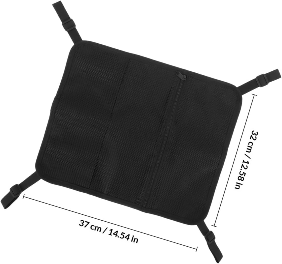 Paddleboard Deck Mesh Bag with Buckle Paddleboard Sundries Pouch Water Sports Storage Organizer for Surf and Beach Use