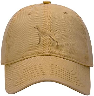 Baseball Cap Men Vizsla Dog Embroidered Washed Cotton Dog Hat Baseball Caps