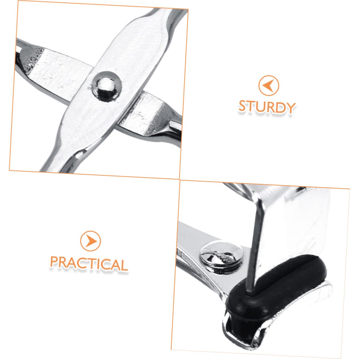Piegaciglia Strumento Pratico Portatile Argento in Acciaio Inossidabile Forma Curva Leggero e Pronto per Mascara Tutto Giorno per Arricciare le Ciglia
