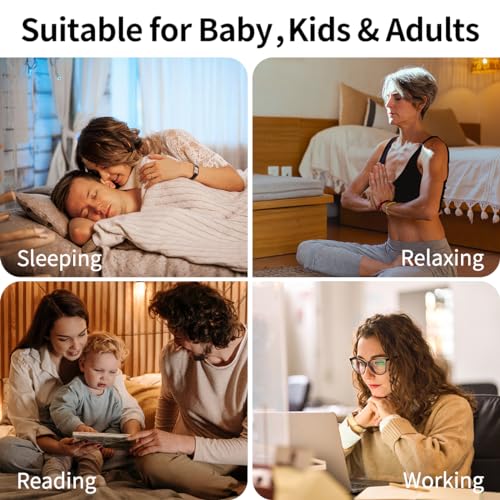 OrangeLight Wake Up Light Sunrise Alarm Clock for Bedroom Sunrise Sunset Simulation 23 Natural Sounds 13 Colors Night Light Dual Alarms and Snooze Sleep Aid for Heavy Sleepers Kids Adults (Wood Grain)