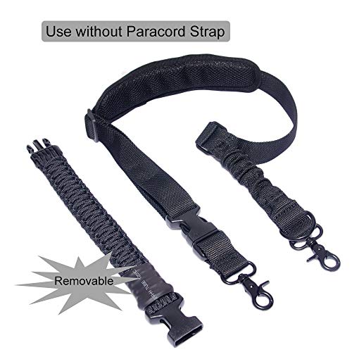Gun Strap 2 Point Rifle Sling Removable 550 Paracord Strap With Adjustable Length For Outdoor Hunting Shooting #TOP2