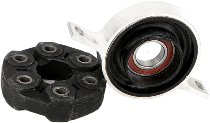 Car Chassis Flex Joint Disc And Driveshaft Center Support Set 26127526631 26111225624 Compatible With E90 E91 E92 E82