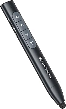 Presentation Clickers, Clicker for Powerpoint, Hyperlink Volume Wireless Presenter Remote Presentation Pointer, USB Presentation Remote Slide Advancer PPT Clicker for Computer Laptop Mac