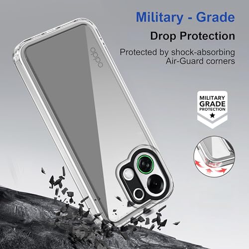 Image of Zapcase Back Case Cover for Oppo K13 Turbo 5G | Compatible for Oppo K13 Turbo 5G Back Cover | Case Cover with Camera Protection | (TPU + PC | Transparent)