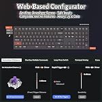 Keychron Q6 HE Wireless Custom Magnetic 100% Full Keyboard, 2.4 GHz/Bluetooth/Wired QMK Aluminum Rapid Trigger Hot-Swappable Programmable Gateron Double-Rail Magnetic Switches for Mac Windows Linux - Image 4