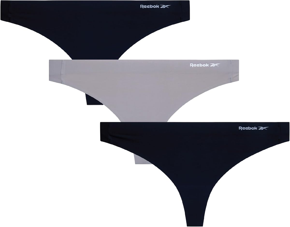 Ropa interior de tanga para mujer Pack de 3 Ropa interior de tanga elástica suave, sin etiquetas