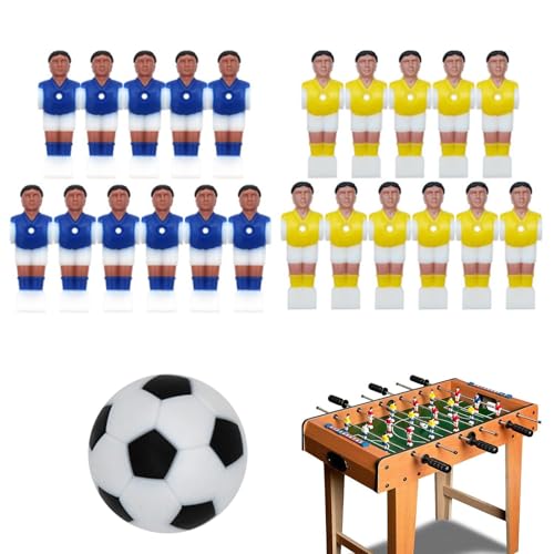Joueur de football de table avec balle de rechange pour kit de match