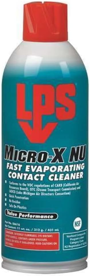 Lps 06616 Micro-x Nu Fast Evaporating Contact Cleaner