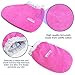 New Road Beauty Paraffin Wax Mitts for Hand and Foot, Thick Heat Therapy Insulated Terry Cloth for Paraffin Treatments, Use for Pedicure Foot Spa - Pink