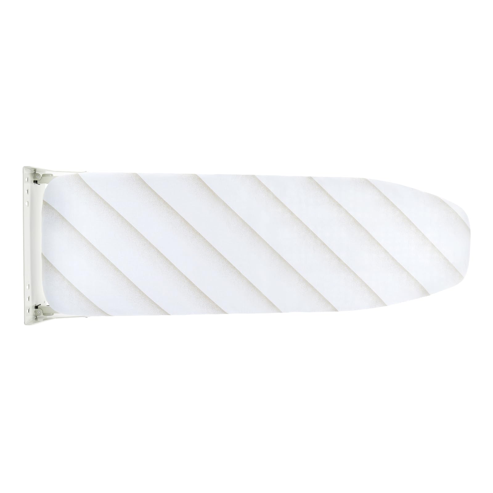 Wandmontierte Bügelbretter 95 x 30 cm, Bügelbrett faltbar, Weiß | Tragkraft 15 kg, Maximale Temperaturen 428℉, Platzsparende Bügelbretter für Kleidung, Hosen, Privathaushalte, Wäschereie
