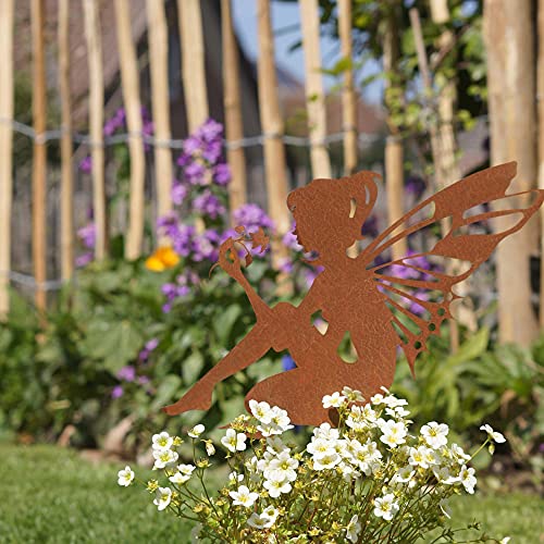 Gartenfigur Elfe Gross