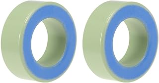 Tool parts 2pcs 26.9 x 45 x 16.8mm Ferrite Ring Iron Powder for Toroid Cores Light for Green Blue