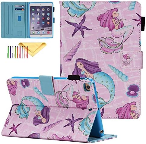 iPad Mini 5 Case 2019, iPad Mini 4 Case, Uliking [Marble Map Series] PU Leather Shockproof Shell Stand Smart Cover with Auto Wake/Sleep for Apple iPad Mini 5th/4th Gen 7.9" Tablet, Gold Map