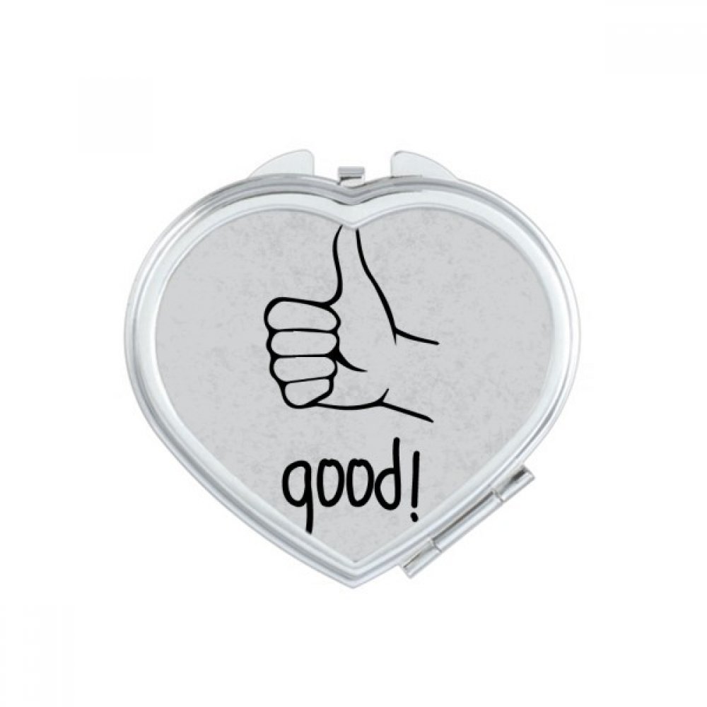 Miroir compact de maquillage à emporter au bureau ou en voyage