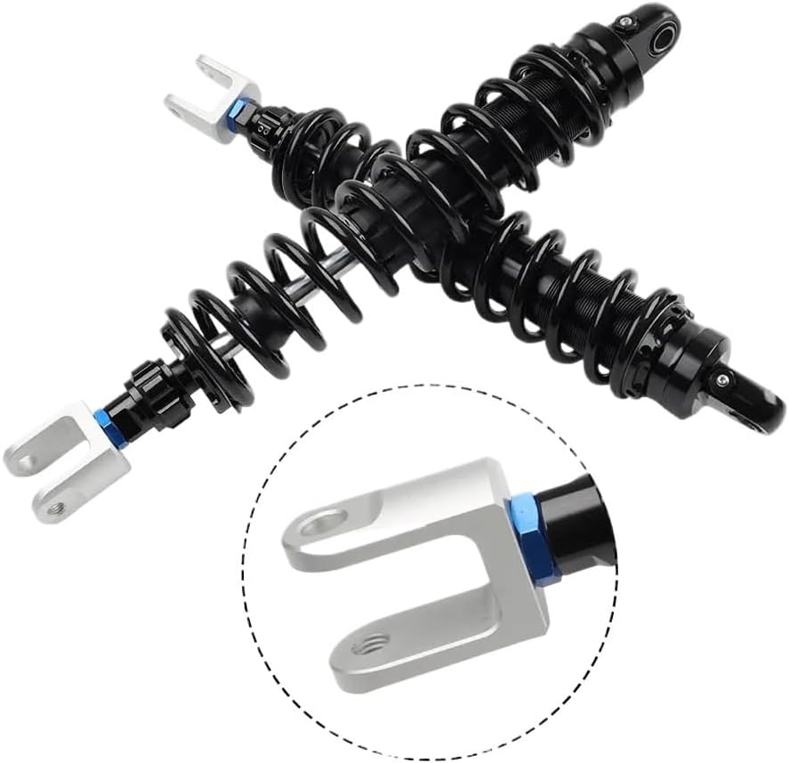 Motorcycle Shock Absorber Spring Motorbike 405mm Spring Suspension Shock Absorber Damper Motorcycle Adjustable 1pc for Universal Years
