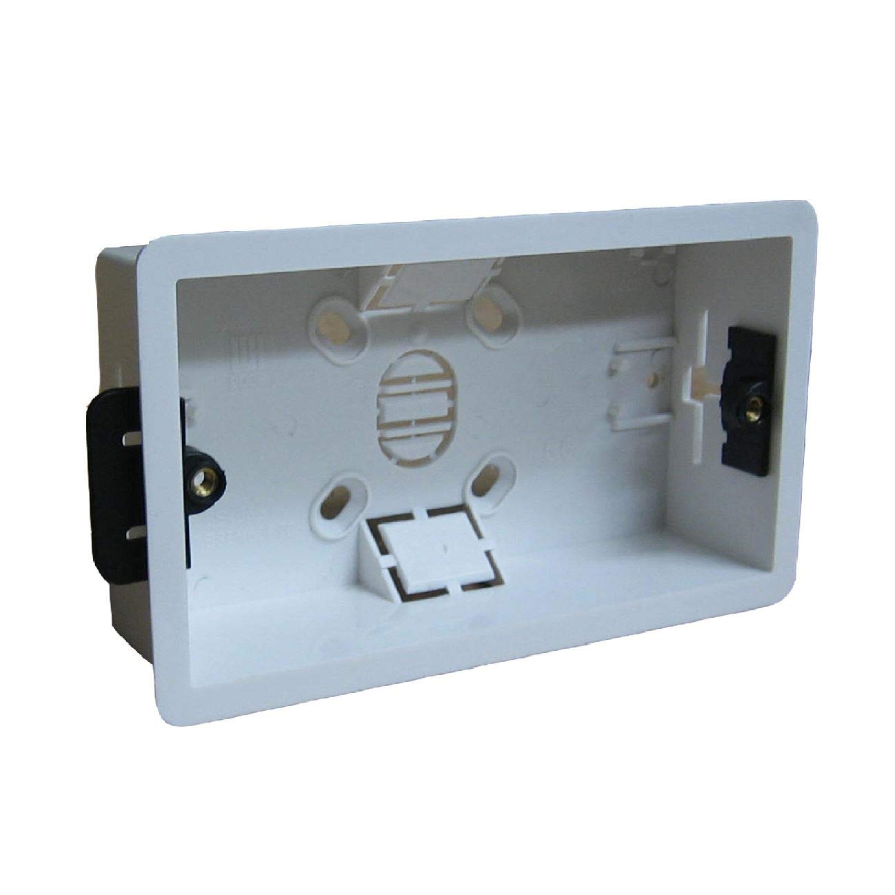 Dry Lining Back Box Flush Wall Pattress Double 2 Gang Electrical Socket