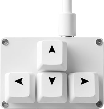 One-Handed Gaming Keypad Customized Programmable Macros 4-Key WASD Keyboard
