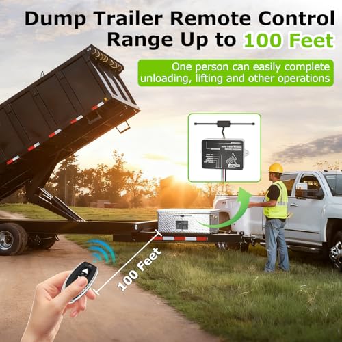 Upgraded Wireless Dump Trailer Remote Controller, Wireless Remote Kit by Katywixu - Used condition - Image 2