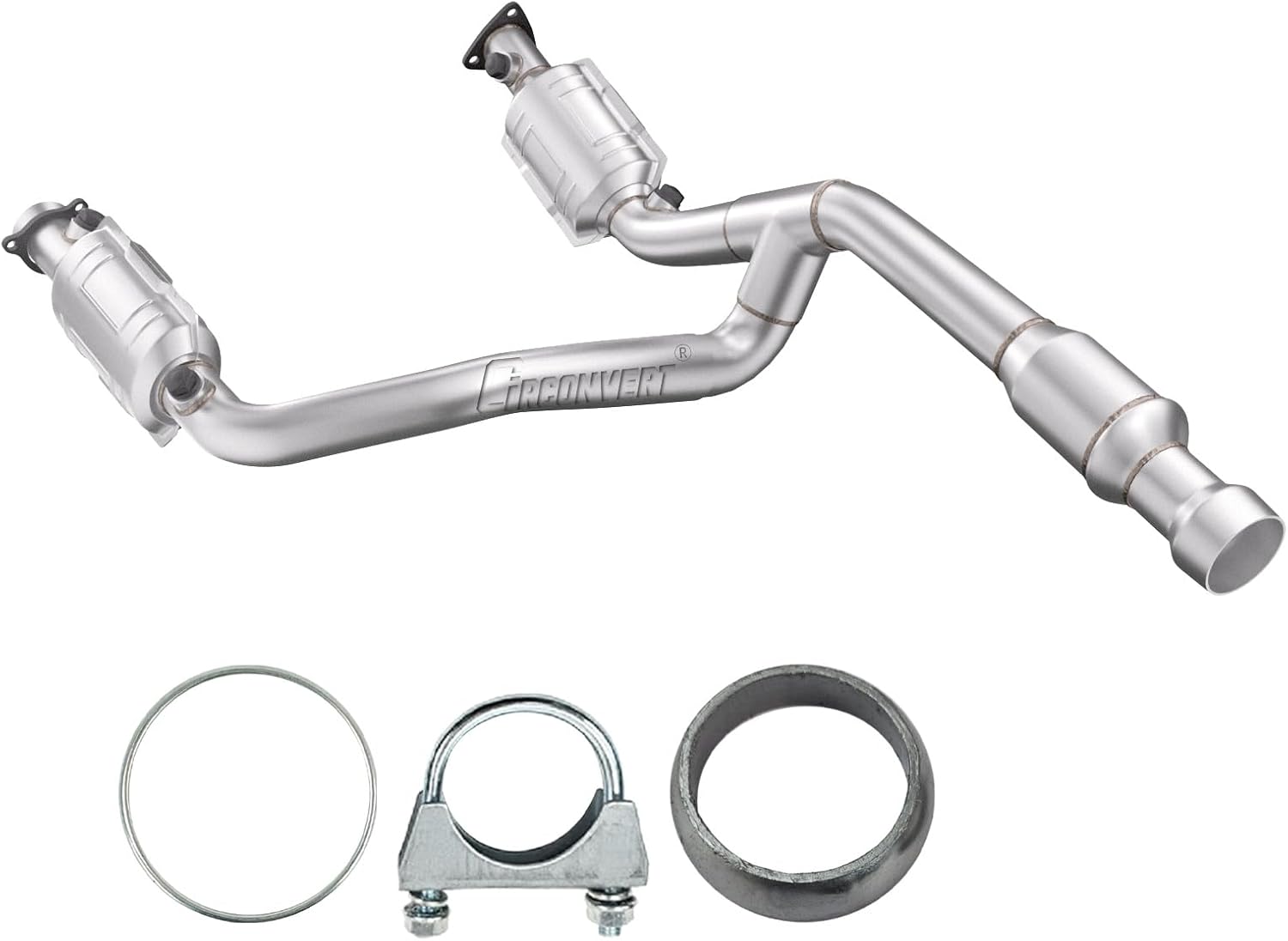Catalytic Converter Compatible with 2014 2015 2016 2017 2018 Chevy Silverado 1500/Suburban/Tahoe, Sierra 1500/Yukon/Yukon XL 4.3L 5.3L Catalytic Convertor (EPA Compliant)