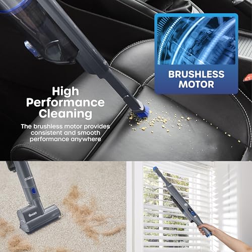 Swan SC15829N Dustmaster Pro Cordless Handheld Vacuum Cleaner, HEPA Filter, Pet Turbo Tool, 35 Min Runtime, Docking Station, Lightweight, 14.8V, 200W, Black - Image 3