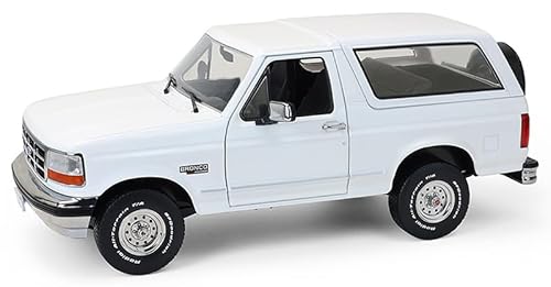 PRE-Order 1993 Ford Bronco XLT - Oxford White (Artisan Collection) Diecast 1:18 Scale Model - Greenlight 19086