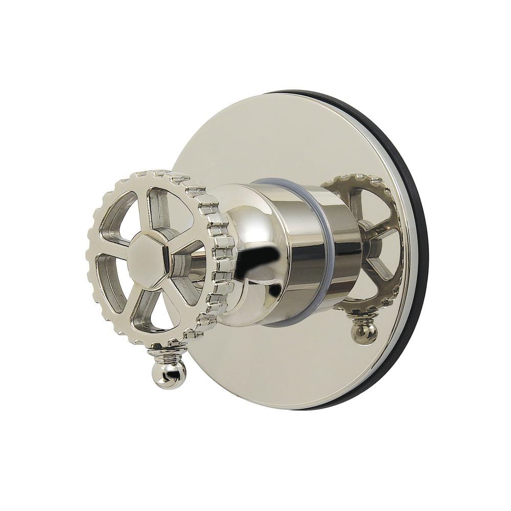 Vanne de dérivation à six voies de luxe Fuller Kingston Brass nickel