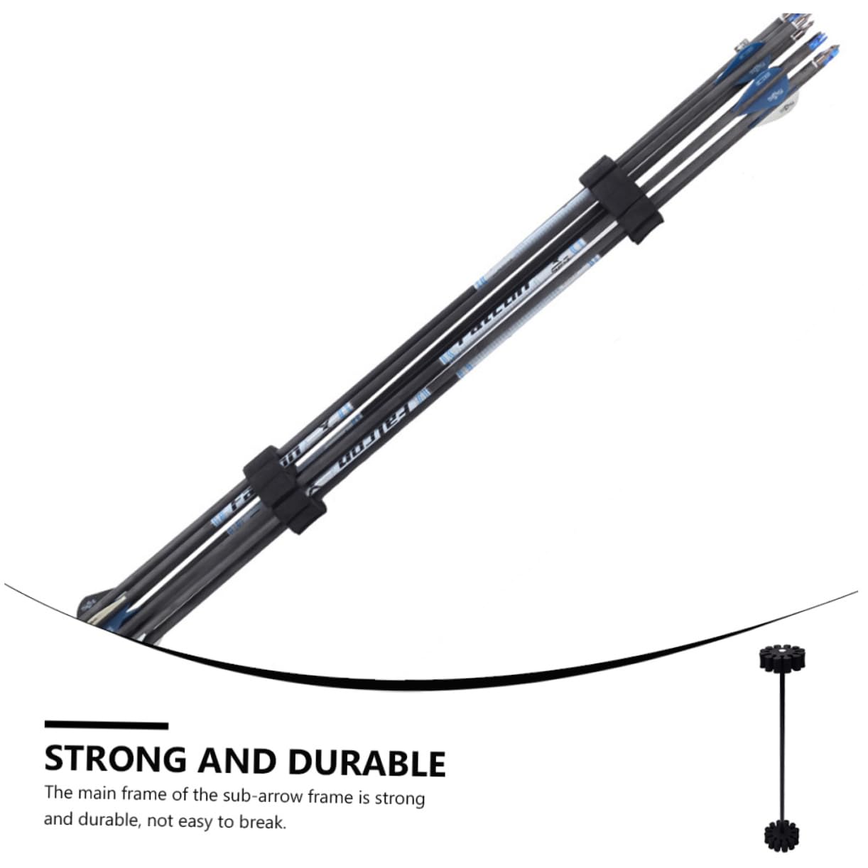 PAMINGONO Support De FlèChes en Eva Portable SéParateur pour 12 FlèChes Accessoire De Tir À l'arc IdéAl pour La Chasse Et L'EntraîNement