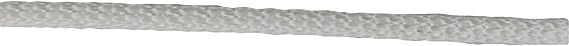 QNR 3/16 Polyester Rope, Solid Braid Dacron Utility Rope, 1000 ft Spool, Low Stretch UV Resistant Industrial Cord