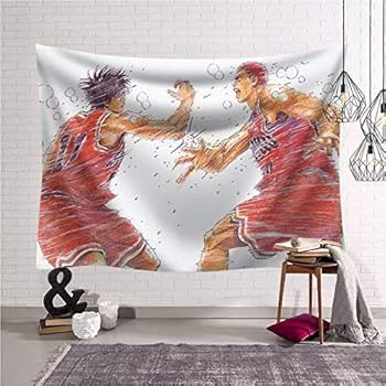 スラムダンク　タペストリー　2枚セット Amazon.co.jp: Slam Dunk Tapestry スラムダンク 流川・桜木