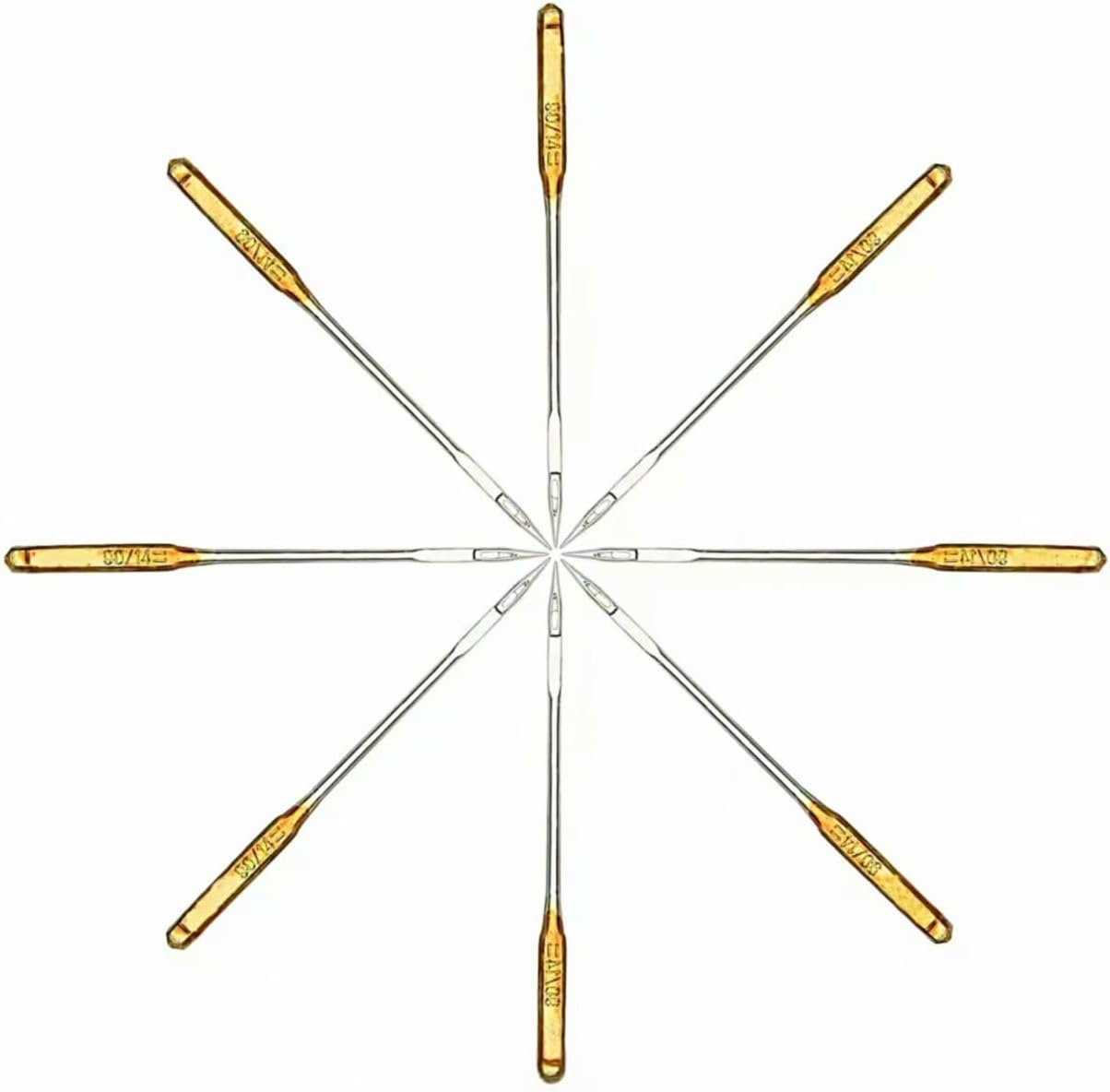 10 Pcs Sewing Machine Needles,Big Eye Sewing Machine Home Sewing Machine Needles Sewing Macine Sewing Notions Supplies (Size 16)