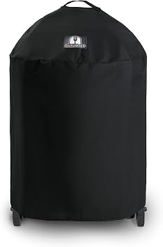6755 Grill Cover for Char-Griller Akorn Kamado, Heavy Duty Waterproof, Rip-Resistant, Blcak