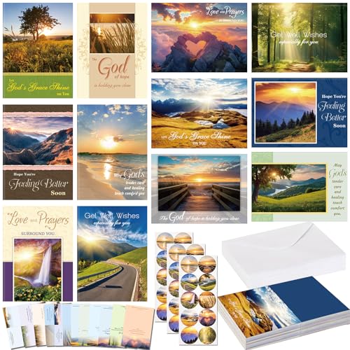 24-Pack Christian Get Well Cards
