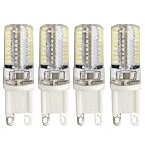4 Bombillas Led de Luz Blanca - 3W de Potencia - Base G9 - Luz 3014 Smd - Color 6500K