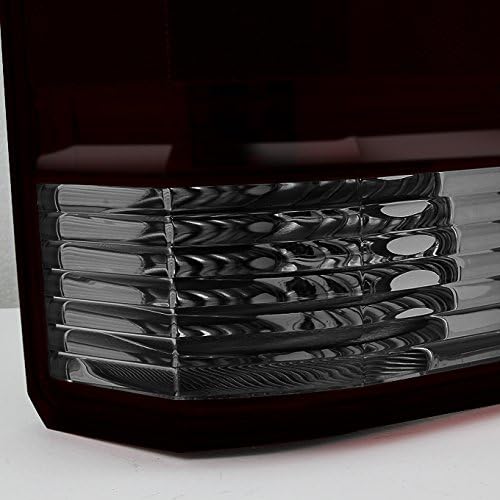 AKKON - For Dodge Nitro SUV Dark Red Tail Lights Repalcement Driver and Passenger Side Pair Set