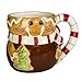 Gingerbread Man Holiday Character 12 Oz. Ceramic Dolomite Christmas Coffee Mug