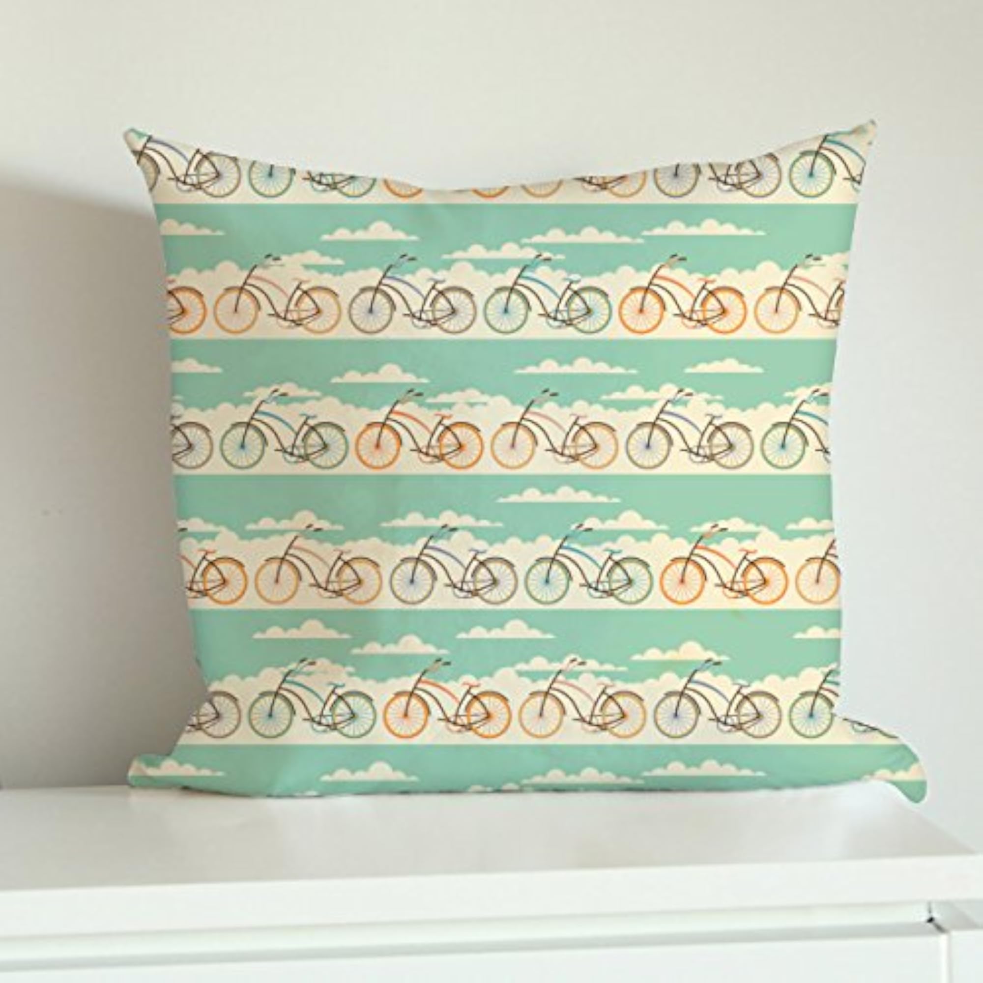 Retro Design Decorative Cushion Cover, Cotton Canvas