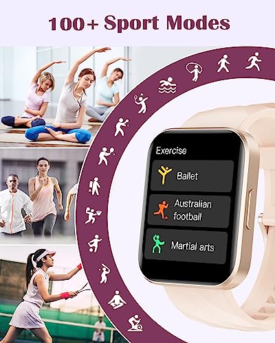 RUIMEN Smart Watch for Women Men Smart Watches with Call Function Fitness Tracker Watch with Heart Rate Monitor Pedometer Oximeter Sleep Tracker Waterproof Smartwatch Answer/Make Calls for Android iOS - Image 4