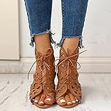 gold thigh high gladiator heels Design: Das einzigartige keilförmige Design ermöglicht es Ihnen, stundenlang ohne Müdigkeit oder Schmerzen zu gehen und zu stehen. Leichte, rutschfeste, ausgezeichnete stoßdämpfende Sohle, sodass Sie stundenlang reibungsloser ohne Druck oder Ungleichgewicht laufen können und somit zusätzliche Wartung und Sicherheit bieten.