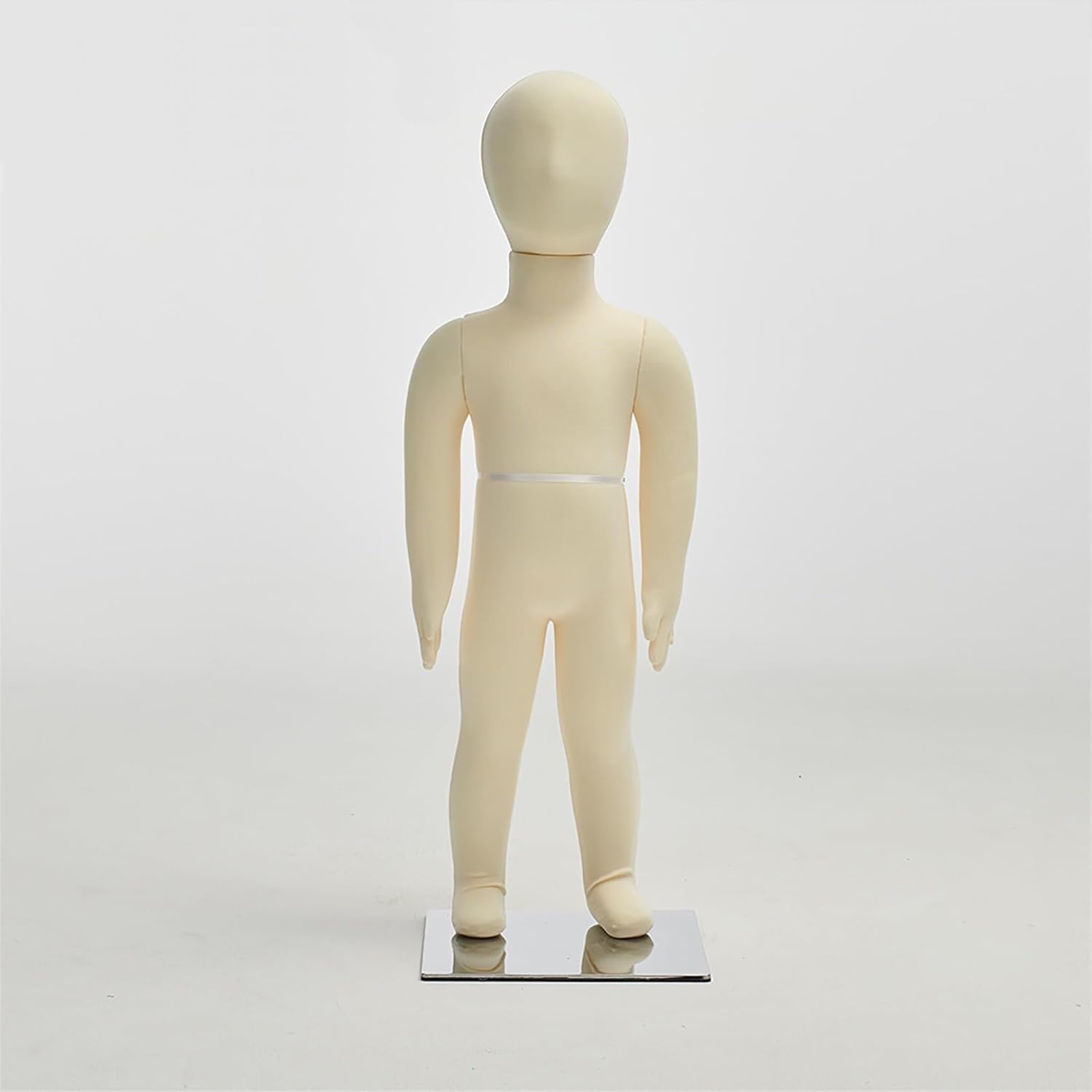 Child Mannequin for 1-8 Years, Sitting & Standing Pose, Ideal for Apparel, Scarf, and Window Display, 4-Year-Old Size, Perfect for Retail Showcases