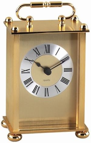 GOLD CARRIAGE CLOCK