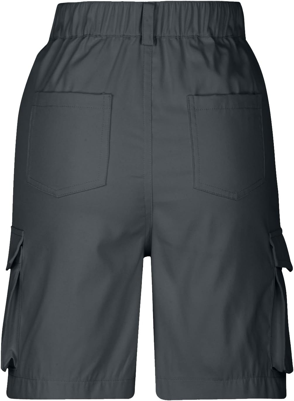 Cargo Shorts Women High Waisted Bermuda Pants Twill Hiking Trousers Casual Comfy Dressy Loose Fit with Pockets