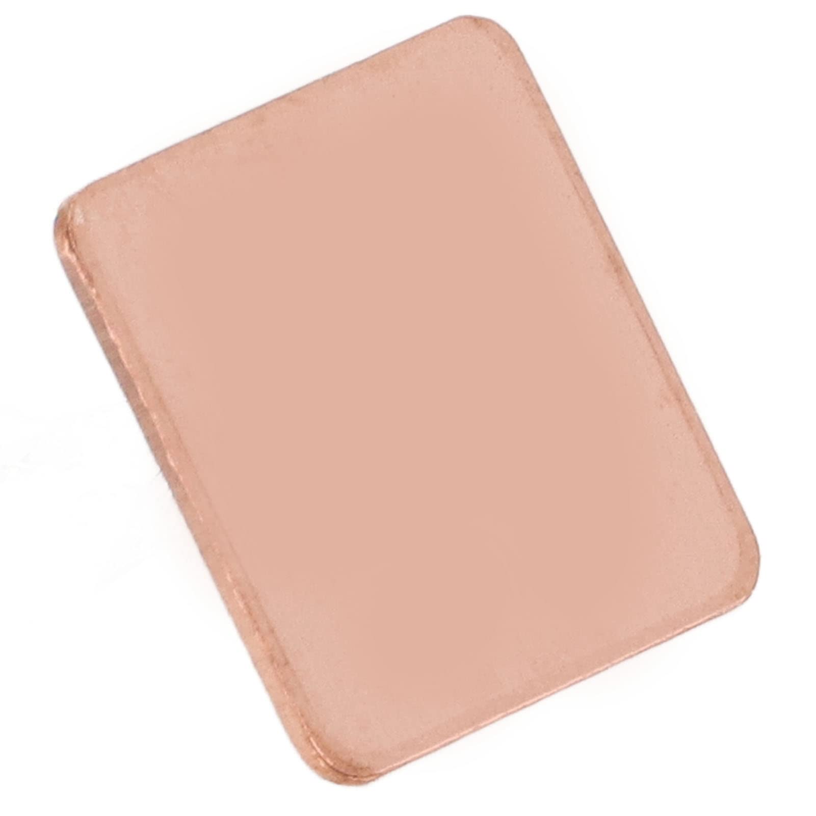 Cobre Shim Disipador de Calor Almohadilla térmica, Disipador de Calor Cobre 100 Piezas for PC CPU VGA RAM Varios tamaños con Caja Almacenamiento(20 * 20 * 1.0mm)