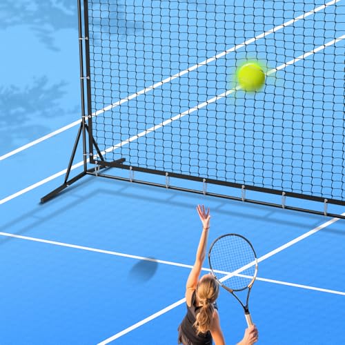 HamRoRung 9.3*7.4ft Portable Tennis Rebounder Net, Tennis Practice Wall, Tennis Training Net for Tennis Racquet Sports Ball Pickleball, Tennis Backboard Net for Tennis Court Backyard Outdoor Training, by HamRoRung - Image 7