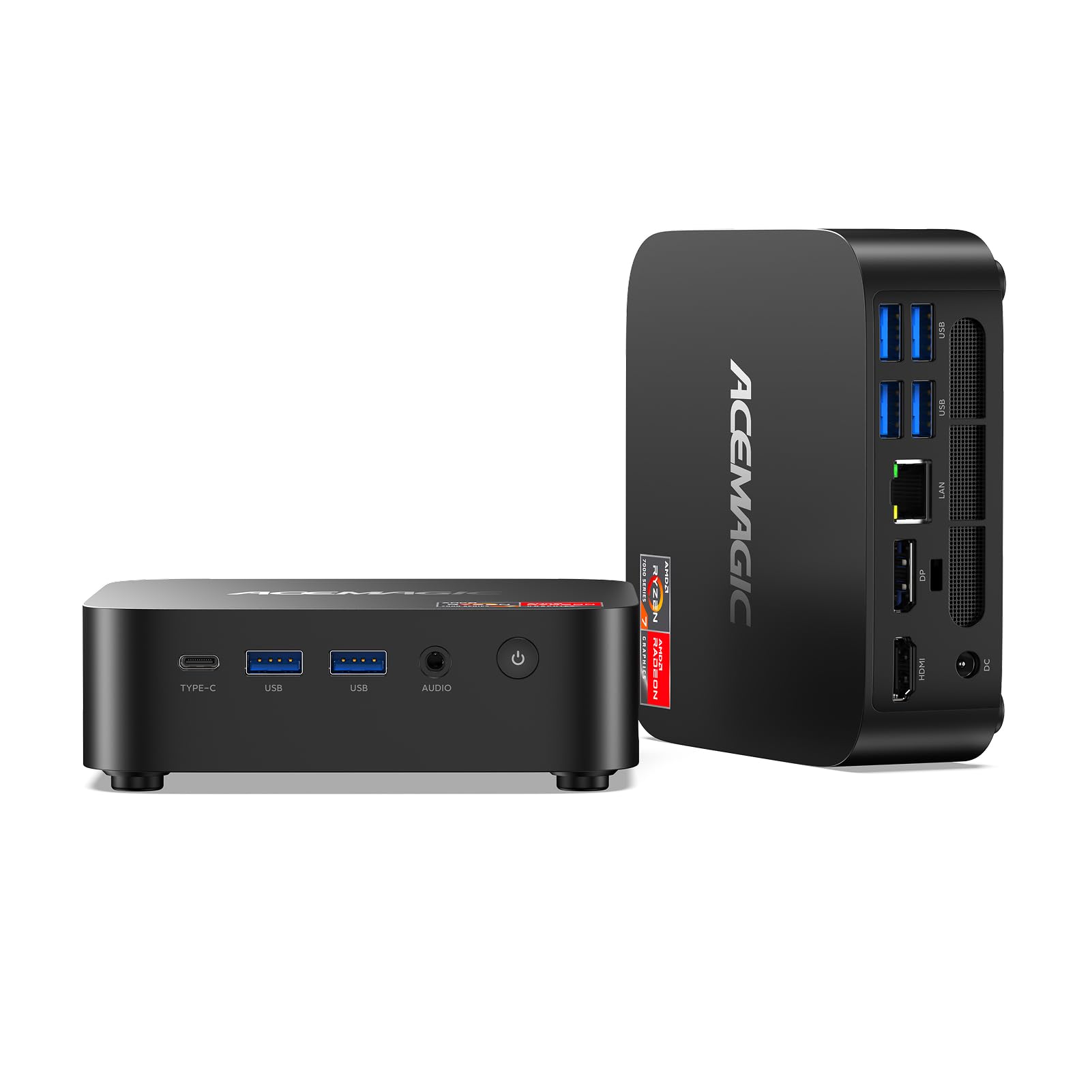 Amazon.com: ACEMAGIC M1 Mini PC Ryzen 7 7735HS 24GB LPDDR5 1TB