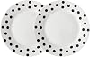 Ceramic Plates,Porcelain Plates,Dessert Plate Ceramic,8 Inch Appetizer Salad Aestheti Porcelain Dinner Plate,for Steak,Pizza,Snack,Kitchen,Party,Restaurant,Dishwasher and Microwave Safe