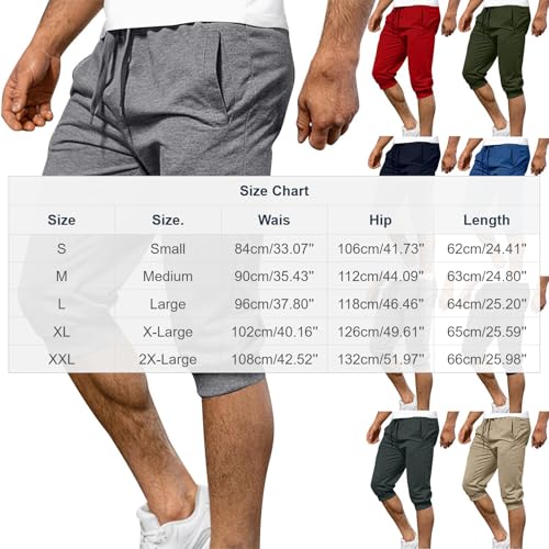 Shorts largos elásticos para hombre JOAU miniatura 4
