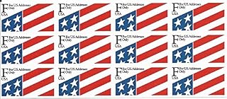 1991 (NON-DENOMINATED) 'F' & FLAG #2522a Booklet Pane of 12 x 29 cents US Postage Stamps