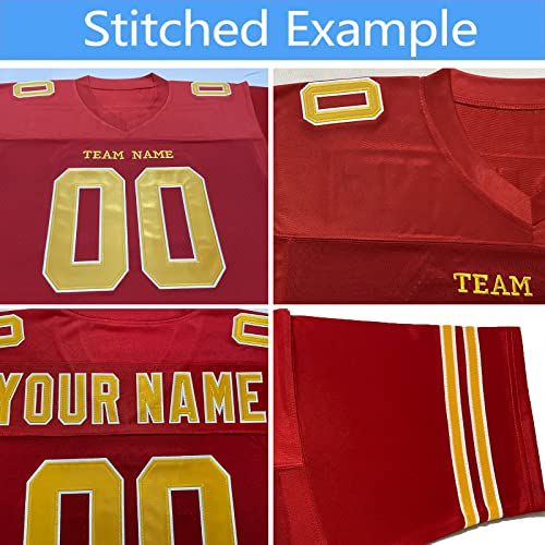 Custom Football Jersey Stitched/Printed Number Letters,Personanlized Sports Jerseys For Men/Women/Youth/Preschool #TOP2