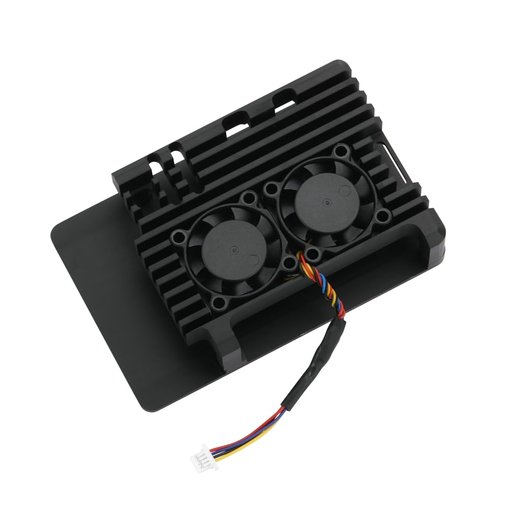 Amazon.co.jp: Raspberry Pi 5 アルミニウムケース デュアル冷却ファン