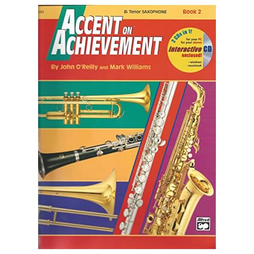 Accent on Achievement - Book 2 - B-Flat Tenor Saxophone - Bk+CD